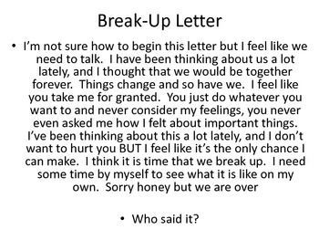 Text For Break Up, Message For Breaking Up, Breaking Up Letters To Boyfriend, How To Write A Break Up Letter, Break Up Notes To Boyfriend, How To Break Up With Your Boyfriend Text, Message For Him After Break Up, Reasons To Break Up With Your Boyfriend, Break Up Paragraphs For Him