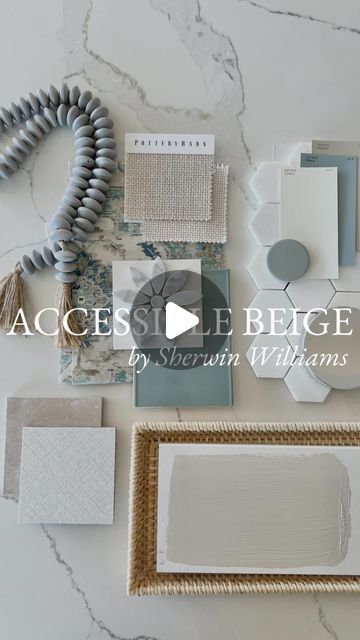 Tara Nelson on Instagram: "Accessible Beige by Sherwin Williams 🤍

Say hello to one of Sherwin Williams most popular paint colors - a pretty warm beige with gray undertones.  It is a warm neutral that continues to be popular for so many spaces.

It is great for walls, trim, and exterior. But my absolute favorite use of this color is cabinets. It is the perfect substitute for white if you are tiring of an all white kitchen, bathroom, or laundry space.

What comes to mind when I think of this color is serene. It is calming. It is earthy. It is elegant. Everything you might be looking for in a warm beige.

Try it on and let me know!🤍

Photo via: thelifestyledco.com
Photo via: thelifestyledco.com
Photo via: studiomcgee.com
Photo via: plan-home.com
Photo via: heatherednest.com
Photo via: Flor Accessible Beige Bathroom Cabinets, Accesible Beige Coordinating Colors, Beige Bathroom Cabinets, Accessible Beige Bathroom, Alabaster And Accessible Beige, Accessible Beige Sherwin Williams, Coordinating Paint Colors, Diy Home Updates, Most Popular Paint Colors