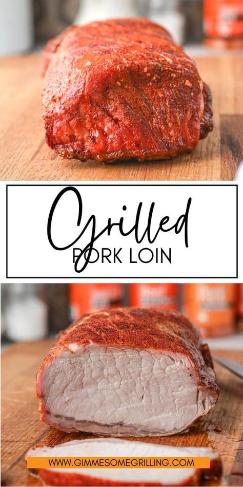 Pork Loin Grill Recipes, Grilled Pork Loin Recipes, Rolled Pork Roast, Pork Loin Marinade, Bbq Pork Loin, Boneless Pork Loin Roast, Grilling Recipes Pork, Grilled Pork Loin, Smoked Recipes