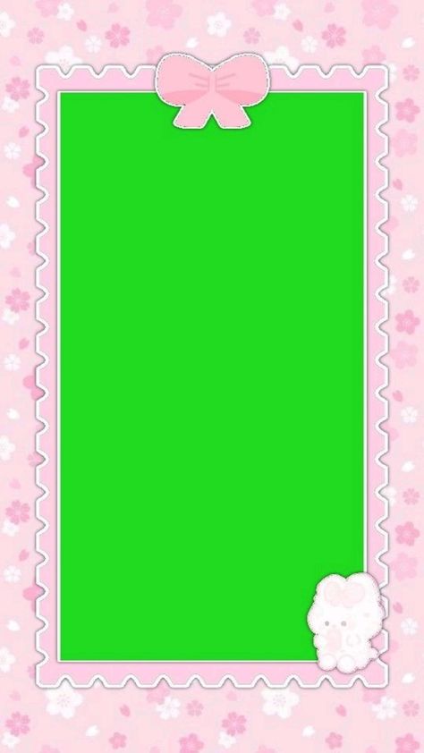 Pink Wallpaper Kawaii, Phone Template, Helps Fps, Cat Nap, Pink Wallpaper, Aesthetic Pictures, Pink And Green, Hello Kitty, Green