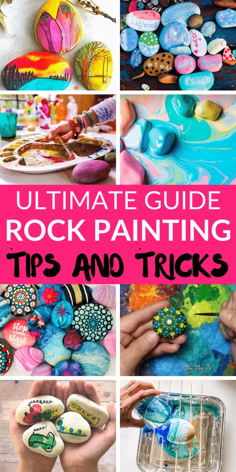 Easy Painted Rocks, How To Mix Colors, How To Paint Rocks, Rock Painting Supplies, Tattoo Plant, Rock Painting Tutorial, Paint Rocks, Rock Gifts, Stone Art Painting