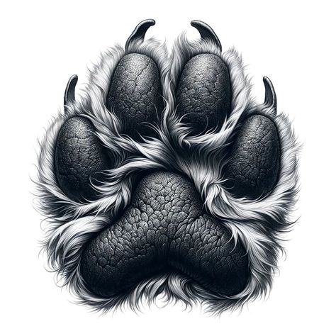 Dog Grooming Tattoo, Paw Tattoo Design, Dog Paw Tattoo Ideas, Paws Drawing, Dog Paw Drawing, Animal Tattoo Designs, Pop Culture Tattoos, Cute Tattoo Ideas, Paw Drawing