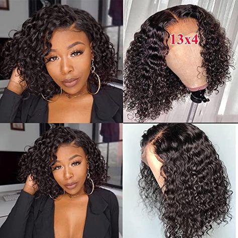 Quick Weave Wet And Wavy Hairstyles, Curly Wigs For Black Women, Wet And Wavy Hair, Curly Hair Braids, Curly Crochet Hair Styles, Curly Weave Hairstyles, Wavy Bob Hairstyles, Curly Bob Wigs, Quick Weave Hairstyles