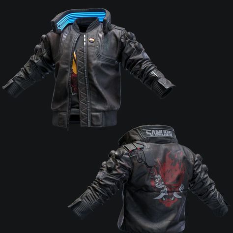 Jacket Tutorial, Cyberpunk Jacket, Cyberpunk Outfit, Techwear Streetwear, Super Hero Outfits, Cyberpunk Aesthetic, 3d Fashion, Cyberpunk Fashion, Cyberpunk Character