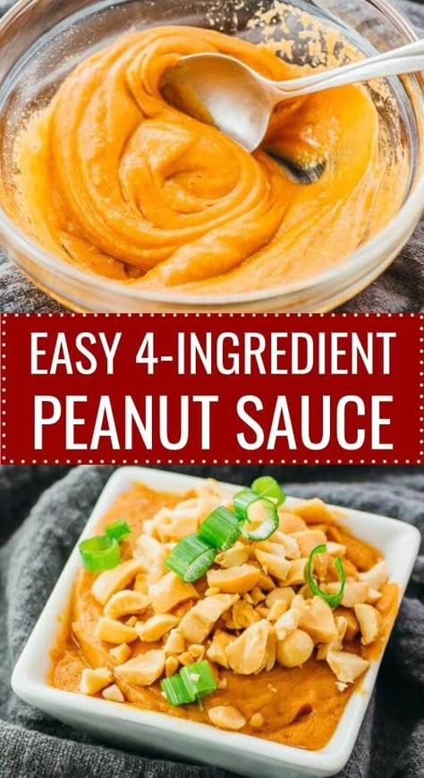 Peanut Sauce Recipe Easy, Stir Fry Meals, Thai Satay, Easy Peanut Sauce, Spaghetti Squash Noodles, Squash Noodles, Peanut Sauce Recipe, Thai Peanut Sauce, Asian Stir Fry