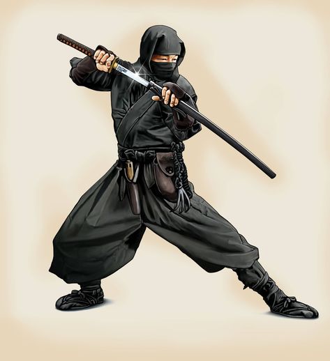 Ninja Japan, Ninja Suit, Iran Tourism, Ninja Pants, Arte Ninja, Action Pose Reference, Samurai Artwork, Ninja Art, Shadow Warrior