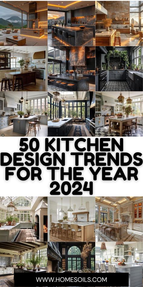 Explore 50 stylish kitchen design trends for 2024 to elevate your culinary space. Discover sleek cabinetry, innovative layouts, and chic finishes perfect for creating a modern and functional kitchen. Transform your cooking area with these inspiring trends. Luxury Kitchen Remodel Ideas, 2024 Kitchen Decor Trends, Modern Kitchen Cabinetry Design, Best Kitchen Designs 2024, Kitchen Inspo 2024, Modern Kitchen 2024 Trends, Kitchen Updates 2024, Kitchen Flooring Trends 2024, Modern Kitchens 2024 Trends