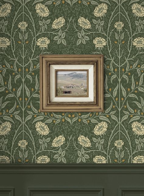 European Homes, William Morris Wallpaper, Graphic Rug, Plaid Wallpaper, Well Decor, Paper Wallpaper, Prepasted Wallpaper, Flower Wall Decor, Arts And Crafts Movement