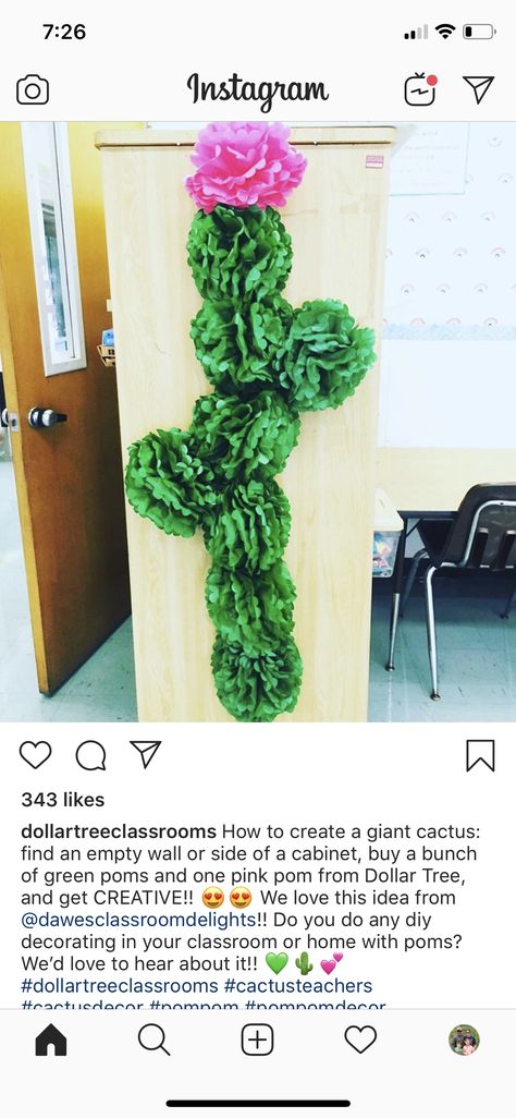 Plants Classroom, Cactus Party Decor, Work Bulletin Boards, Classroom Window, Self Contained Classroom, Cactus Party, Planting Hydrangeas, Door Decorations Classroom, Classroom Language