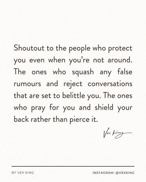 VEX KING | Self-love Writer on Instagram: "Tag someone below who, despite their own shortcomings, has always been there to support you, defend your name, and bring out the best in you. You’re a real one 🤍👇🏽⁣ ⁣ How someone acts, speaks, and feels about you behind your back is much more telling of them and your relationship than how they are to your face. Fortunately, the signs of loyalty, integrity, and trust, or a lack thereof, are easy to spot if you know what to look for.⁣ ⁣ People who prot Your Name Quotes, Vex King, Loyalty Quotes, Trust Quotes, You've Changed, Real One, The Signs, Tag Someone, Relatable Quotes