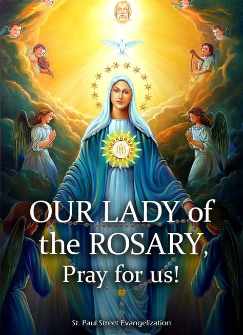 Feast Of The Holy Rosary, Lady Of Rosary, Our Lady Of Rosary, Our Lady Of The Rosary, Mother Mary Pictures, Lady Of The Rosary, God Pray, Prayer Images, Mother Mary Images