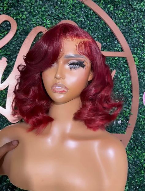 Barbie Hairstyle, Frontal Wig Hairstyles, Birthday Hair, Hair Braid Videos, Frontal Hairstyles, Pretty Hair Color, Red Wigs, Dope Hairstyles, Lace Hair