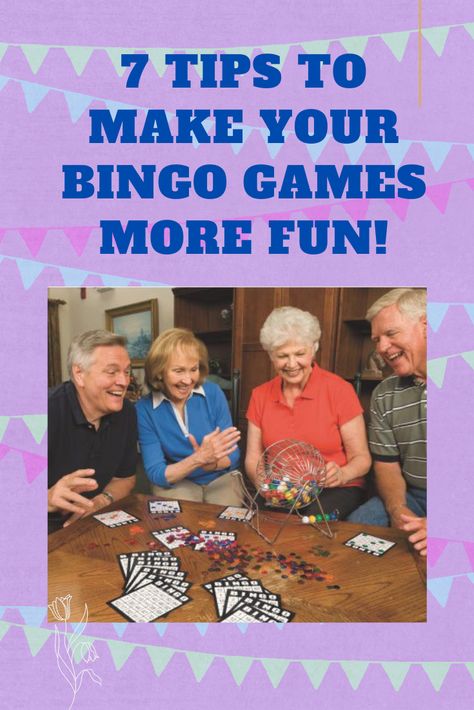 Bingo is fun, but over time it can become monotonous and a bit stale, even for those calling the game. Consider adding more energy to your next bingo game with a few new twists. Bingo Game Ideas, Bingo Games For Adults, Diy Bingo Game, Bingo Activities, Winter Bingo, Senior Games, Bingo Night, Senior Activities, Senior Care