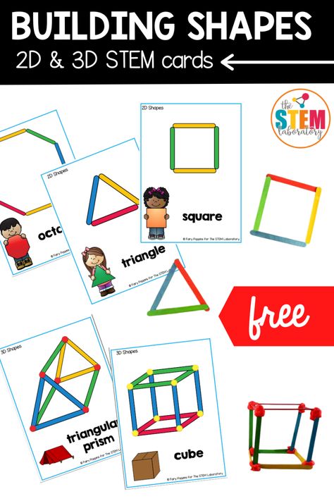 Stem Task Cards Free Kindergarten, Toothpick Structures, Brain Bins, Stem Cards, Stem Task Cards, Prek Centers, Math Stem Activities, Stem Bins, Stem Boxes