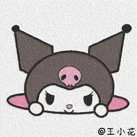 Duddle Arts, Easy And Cute Drawings, Kuromi Drawing, Hello Kitty Desenho, Cute Pictures To Draw, Karakter Sanrio, Desen Realist, Cute Easy Doodles, Easy Love Drawings