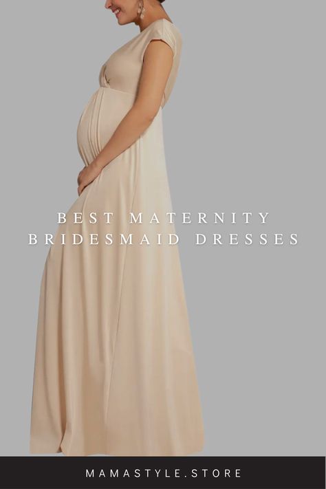 Looking for the best maternity bridesmaid dress? We've rounded up the most stylish, flattering bridesmaids dresses for you or a pregnant bridesmaid in your crew. Check it out. Image: @nordstrom Bridesmaid Pregnant Dress, Pregnant Bridesmaid Dress, Maternity Bridesmaid Dress, Flattering Bridesmaid Dresses, Dress For Pregnant, Pregnant Bridesmaid, Maternity Bridesmaid Dresses, Champagne Bridesmaid Dresses, Perfect Bridesmaid Dress