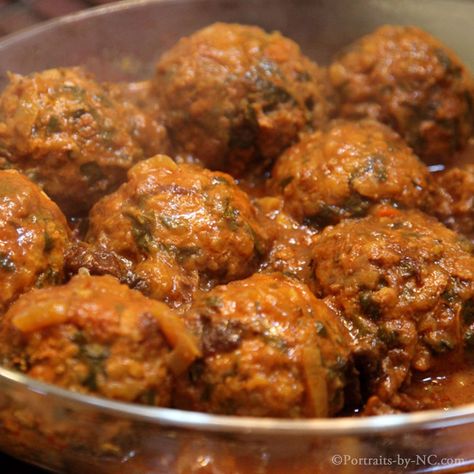 Kufteh - Persian Meat Balls – Portraits by NC Meatball With Rice, With Rice Recipes, Persian Food Iranian Cuisine, Meatballs And Rice, Iran Food, Iranian Recipes, Iranian Cuisine, Middle East Recipes, Persian Cuisine