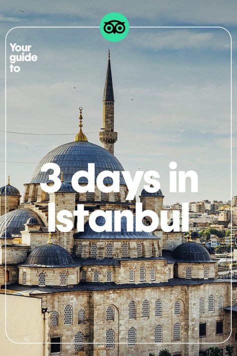 How to make the most of three days in Istanbul, from bazaar shopping to buttery baklava and more. Turkey Tour, Perfect Itinerary, Turkey Travel, Baklava, Three Days, Virtual Tour, Where To Go, Cool Places To Visit, Trip Advisor