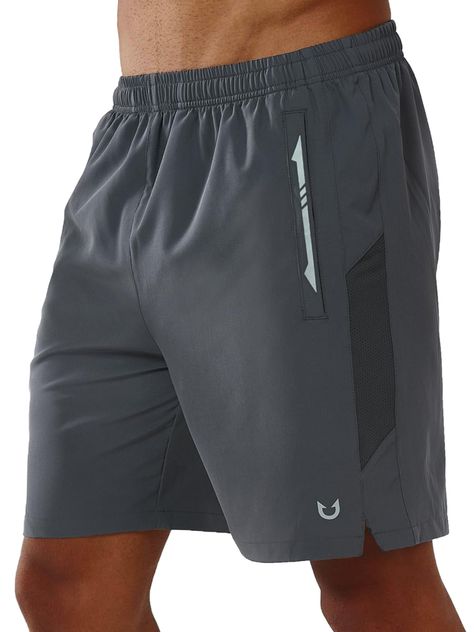 PRICES MAY VARY. 90% Polyester, 10% Spandex Imported Drawstring closure Machine Wash Lightweight & Breathable Fabric: Mens 7" running workout shorts linerless made by super lightweight, breathable, quick dry fabric offers moisture management, ultimate comfy and fresh wearing experience Safety: 2 side and 1 back pockets with zipper offer easy and safe storage of your belongings, protect your phones, keys and cards safely. The two side zip pockets are edged with stylish reflective elements to impr Mens Running Clothes, Mens Tracksuit Set, Activewear Trends, Track Pants Mens, Polo Shirt Design, Polo Design, Running Shorts Men, Tennis Shorts, Track Suit Men