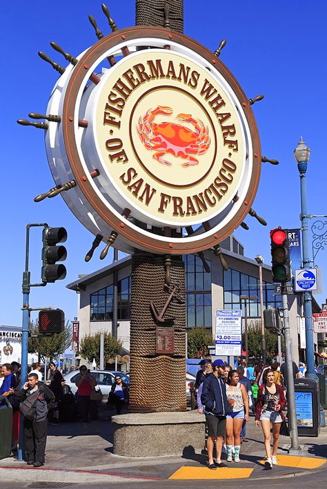 Fisherman's Wharf, San Francisco San Francisco Wallpaper, Fisherman's Wharf San Francisco, California People, Vallejo California, California Aesthetic, Places In California, Places In America, Fishermans Wharf, Factory Tours