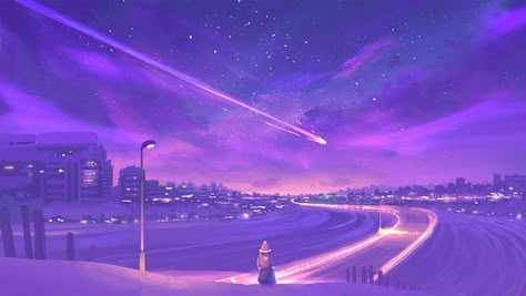 Purple Sky, The Sky, Laptop, Stars, Purple, Instagram