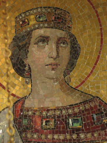 Saint Catherine, Ancient Queen, Mosaic Portrait, Byzantine Mosaic, Roman Mosaic, Byzantine Empire, Mosaic Artwork, Byzantine Art, Mosaic Diy