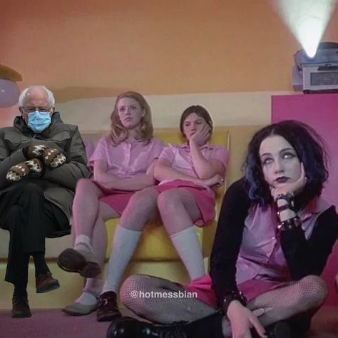 hotmessbian ⚢ she/they on Instagram: “wait a sec...you’re telling me no one noticed that @berniesanders has a cameo in every single lesbian/sapphic movie to ever exist? #wlw…” Jamie Babbit, Cathy Moriarty, But I'm A Cheerleader, No One Noticed, Clea Duvall, But Im A Cheerleader, Natasha Lyonne, Zoo Wee Mama, Self Conscious