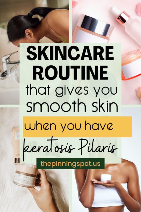 Discover the ultimate skincare routine to combat rough, bumpy skin on face and body. n this post, you'll learn how to combat keratosis pilaris and achieve beautiful, smooth skin. Explore effective products and techniques to address rough, bumpy skin concerns. You'll get a comprehensive skincare routine, natural treatments and products to soothe and transform your skin texture, from facial cleansers to body lotions to address rough, bumpy skin concerns. Bumpy Skin On Face, Textured Skin Remedies, Keratosis Pilaris On Face, Smooth Skin Remedies, Keratosis Pilaris Remedy, Small Bumps On Face, Poreless Skin, Textured Skin, Best Lotion