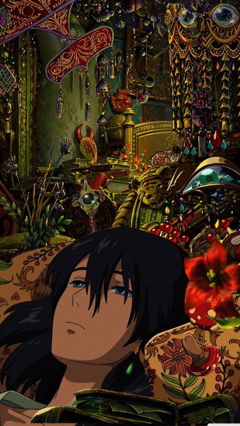 Ghiblicore Aesthetic, Howls Room, قلعة هاول المتحركة, Howls Moving Castle Wallpaper, Witch Anime, 하울의 움직이는 성, Whats Wallpaper, Studio Ghibli Background, Howl And Sophie