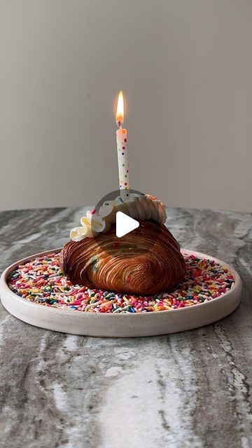 Librae Bakery on Instagram: "In celebration of our 2nd birthday we have a very FUNfetti croissant with vanilla frosting and all the sprinkles! Available today through Friday. We wouldn’t be here today without our wonderful team, supportive customers, and this online community that shows us so much love. Thank you for being part of this buttery journey with us! 🧈 🥐 🎉🕯️ 🥳" Funfetti Croissant, Birthday Croissant, Vanilla Frosting, So Much Love, Croissant, Online Community, 2nd Birthday, Frosting, Sprinkles