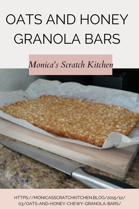 Homemade Oat And Honey Granola Bars, Instant Oats Granola Bars, Oats And Honey Granola Bars Chewy, Homemade Granola Bars With Honey, Oat And Honey Granola Bars, Soft Chewy Granola Bars Recipe, Oatmeal Granola Bars Homemade Healthy, Honey Oat Bars Healthy, Sunbelt Granola Bars Recipe