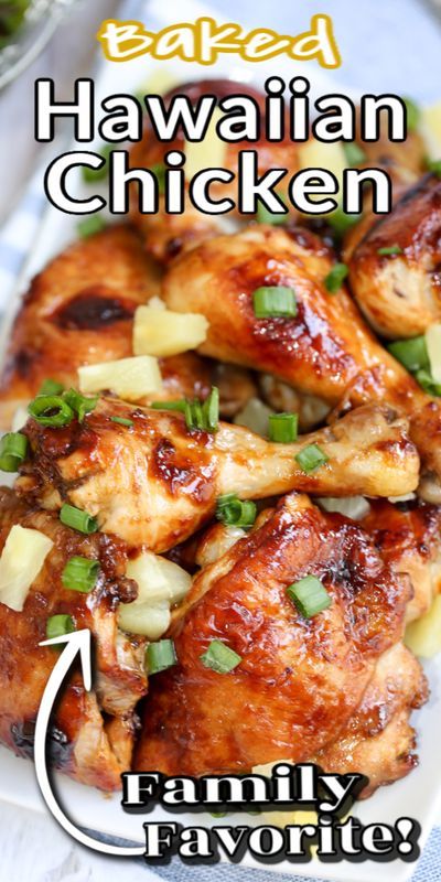 Hawaiian Chicken Recipe, Baked Chicken Spaghetti, Hawaiian Chicken Recipes, Ginger Honey, Hawaiian Dishes, Hawaiian Chicken, Hawaiian Food, Best Chicken Recipes, Chicken Dishes Recipes