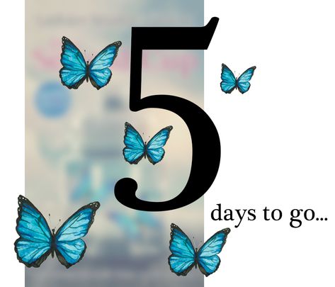 6 More Days Countdown, Five Days To Go Countdown, 5 More Days Countdown, 5 Days To Go Countdown Birthday, 5 Days To Go Countdown, Countdown To My Birthday, Wedding Countdown Quotes, Countdown Quotes, Birthday Message For Mom