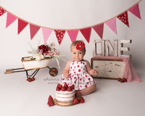 Cake Smash Theme, 1st Birthday Party For Girls, 1st Birthday Photoshoot, Girl Birthday Themes, Cake Smash Photography, First Birthday Party Themes, Birthday Photography