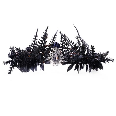 PRICES MAY VARY. PACKAGE: This king crown pack includes one men’s crown MATERIAL: This leaf crown is made of artificial leaves and metal frame, which is very sturdy and comfortable to wear. The size is universal, and this crown is suitable for both men and women, even toddlers UNIQUE DESIGN: This impressive gothic crown with twigs and branches twisted together, is very gorgeous and natural, which can give you a feeling where you walk in a foggy wood and be the king of this forest. This crown wil Crown For Men, Woodland Princess, Black Flower Crown, Gothic Headpiece, Woodland Crown, Fairy Headpiece, Men Cosplay, Black Tiara, Black Hair Accessories