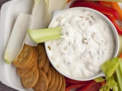 Onion Dip from Scratch Recipe | Alton Brown | Food Network Alton Brown Onion Dip, Delish Appetizers, Onion Dip Recipe, Dips Recipes, Vegan Dips, Brown Food, Delicious Dips Recipes, Brown Recipe, French Onion Dip