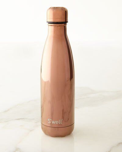 S'well Reflective Rose Gold 17-oz. Reusable Bottle Rose Gold Kitchen Appliances, Rose Gold Water Bottle, Gold Water Bottle, Swell Water Bottle, Rose Gold Kitchen, Gold Everything, Gold Water, Reusable Bottle, Sunglasses & Glasses