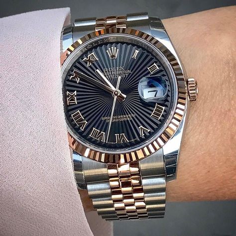 DATEJUST 36mm Dial : black roman sunburst Supernatural Style Rolex Boutique, Rolex Datejust Women, Gents Watch, Army Watches, Watches Rolex, Rolex Watches For Men, Gents Watches, Expensive Watches, Rolex Men