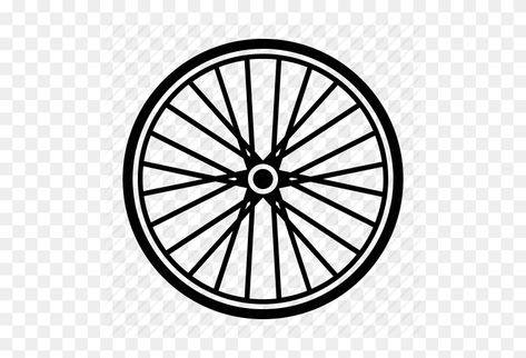 Bike Wheel Tattoo, Wheel Tattoo, Cycle Logo, Black Bicycle, Bike Quotes, English Phonics, Bicycle Wheel, Bike Wheel, Simple Illustration