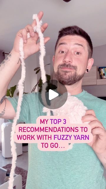 Carlos Nomdedeu on Instagram: "Save this reel & check it later! 👌🏼❤️

Did you know this guys!? Let me know if these tips were helpful for you! 🤗

Share this with your favorite crocheter friends! 

What are your secrets for working with fuzzy yarn? 🤭

#crochet #fuzzyyarn #crochetersofinstagram" What To Make With Fuzzy Yarn, Crochet Patterns Fuzzy Yarn, What To Make With Fluffy Yarn, Super Chunky Yarn Projects, Fluffy Crochet Pattern Free, Crochet Patterns Fluffy Yarn, How To Crochet With Fluffy Yarn, Crochet With Big Yarn, Fluffy Yarn Crochet Patterns