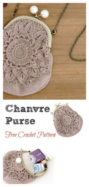 Flower Coin Purse Free Crochet Pattern #freecrochetpattern #coinpurse Knitting Bag Sewing Pattern, Coin Purse Tutorial, Crochet Coin Purse, Crochet Shell Stitch, Purse Tutorial, Crochet Bag Pattern Free, Tutorial Ideas, Bag Pattern Free, Crochet Purse