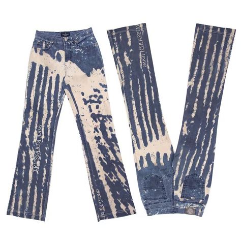 WonmoreVNTG - Etsy Tie Dye Jeans, Tie Dye Denim, Designer Pants, Jean Vintage, Y2k 2000s, Jeans Logo, Y2k Vintage, Tie And Dye, Denim Trousers