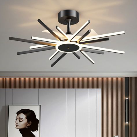 Dining Room Ceiling Fan, Fan Light Fixtures, Ceiling Fans With Lights, Fans With Lights, Chandelier Fan, Led Ceiling Fan, Fan Lamp, Gold Light, Metal Lighting