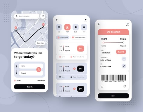 Public Transport App Design on Behance Public Transportation App Design, Bus App, App Map, Car Rental App, App Design Layout, Taxi App, Ui Ux 디자인, Mobile App Design Inspiration, App Interface Design