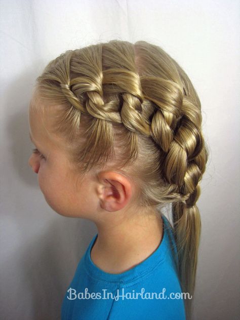 Chunky Knot Hairstyle from BabesInHairland.com Unique Braided Hairstyles, Girl Hair Dos, Hair Knot, Fishtail Braid, Pinterest Hair, Princess Hairstyles, Nail Arts, Toddler Hair, Hair Dos