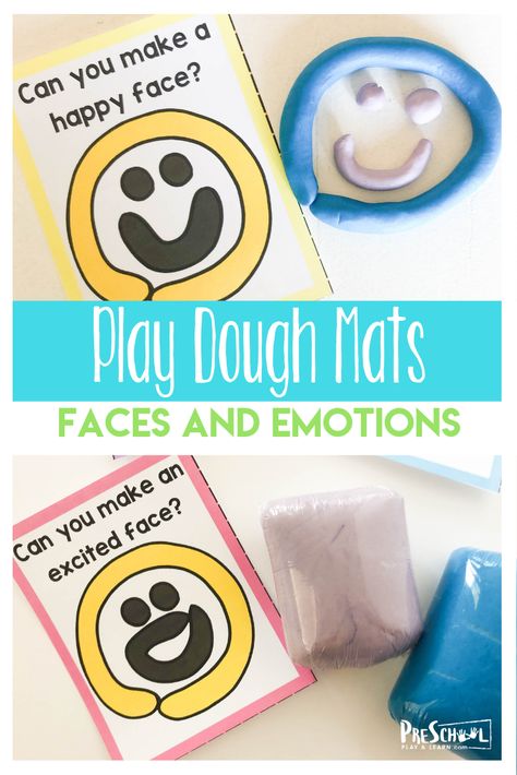 FREE Emotions for Preschoolers Playdough Mats - These super cute free printable playdough mats are a great way to learn about Emotions for Preschoolers. Just print, play, and learn. #emotions #playdoughmats #preschool Playdough Faces Free Printable, Emotions For Preschoolers, Feelings Playdough Mats Free, Playdoh Face Mats Free Printables, Emotions Playdough Mats Free Printable, Face Playdough Mats Free Printable, Playdoh Emotions Mat Free, Play Dough Face Mats Free Printable, Matching Emotions Free Printable