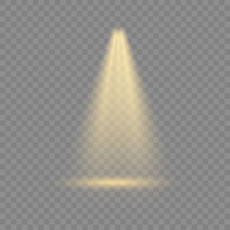 Set of spotlight isolated on transparent... | Premium Vector #Freepik #vector #light #lamp #golden #spotlight Chandelier Png Photoshop, Background Templates For Editing, Spotlight Overlay, Spotlight Png, Light Lamp Design, Lighting Texture, Lighting Png, Background Light Effect, Photoshop Light