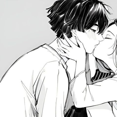 { #anime #animecouple #art #matchings #couple #animematching #easthetic } Anime Kissing Icon Matching, Black And White Matching Pfp Couple, Matching Stuff, Matching Pfp's, Match Pfp, Couple Pfp, Cat White, Matching Profile, Best Anime Couples