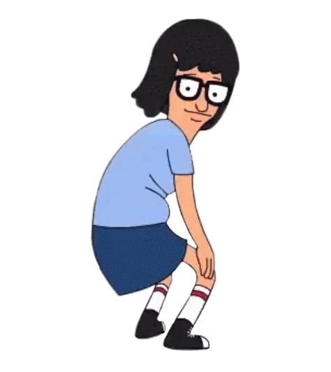 Tina Belcher squatting Tina Belcher Twerking, Tina Belcher Drawing, Tina Belcher Tattoo, Bob’s Burgers, Tina Bobs Burgers, Bobs Burgers Wallpaper, Bob Burgers, Bobs Burgers Characters, Bobs Burgers Tina