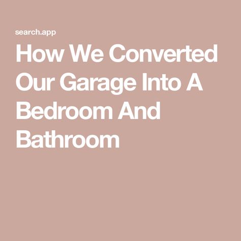 How We Converted Our Garage Into A Bedroom And Bathroom Garage Made Into Bedroom, Single Garage Bedroom Conversion, Converting A Garage Into A Bedroom, Single Garage Conversion Ideas Bedrooms, Garage Transformation Bedrooms, Garage Renovation Bedroom, Garage Bedroom Conversion Master Suite, Garage To Bedroom Conversion Floor Plans, Garage Remodel To Bedroom Master Suite